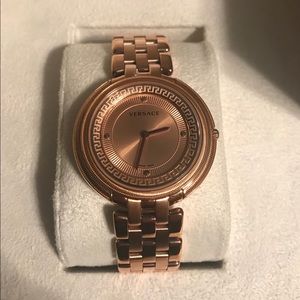 Rose gold Versace Watch